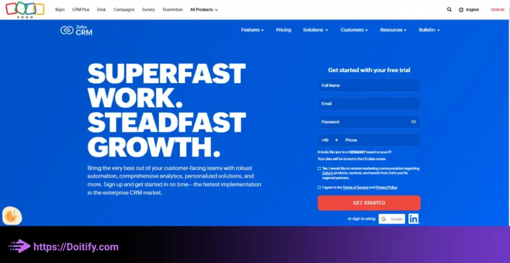 Zoho CRM