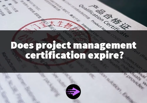 does project management certification expire