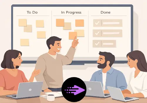 برد کانبان و جریان انجام کار